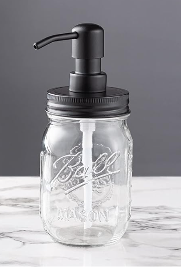 16oz Mason Jar Soap Dispenser