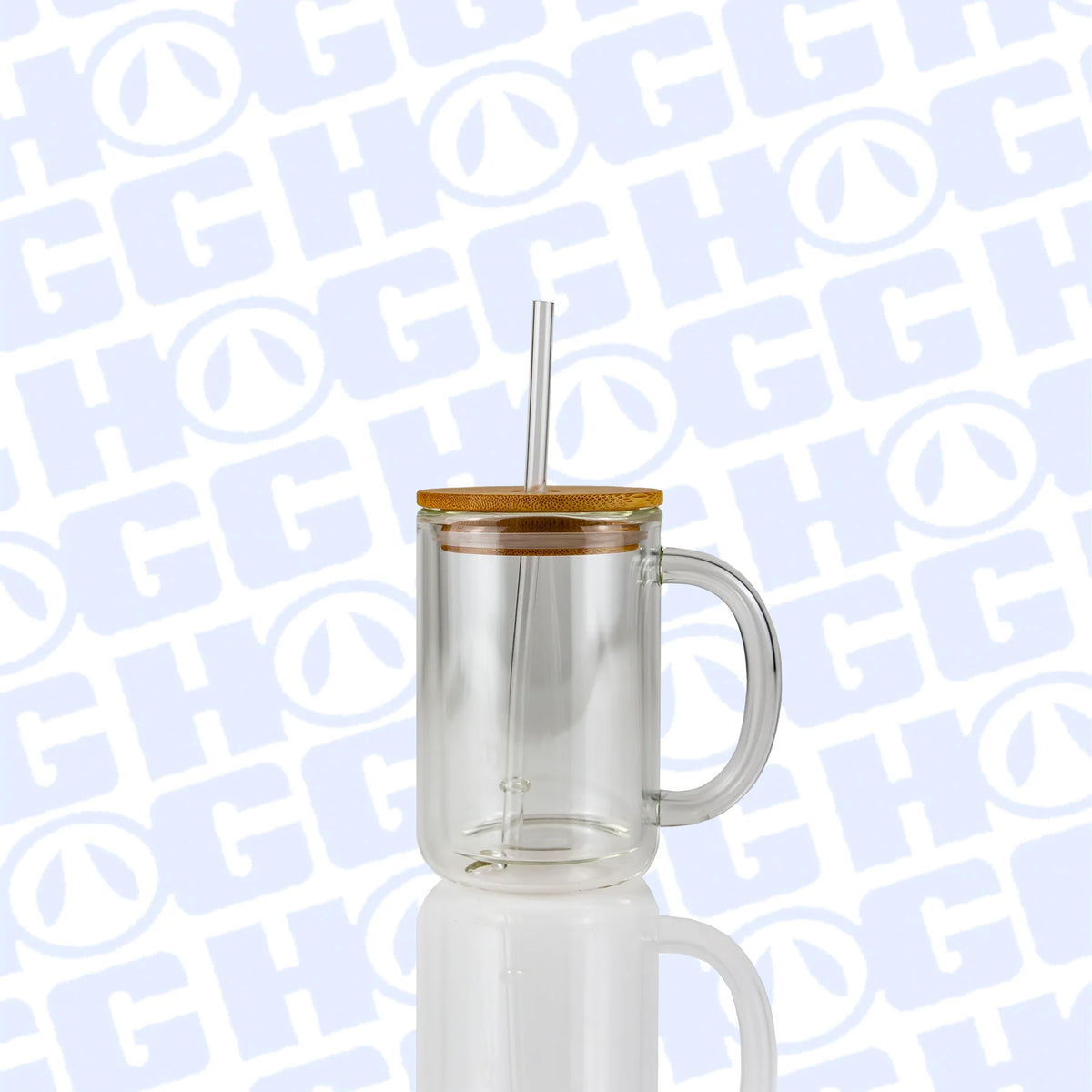 15 oz Glass Snow Globe Coffee Cup