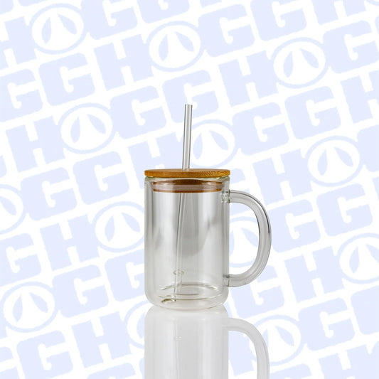 15 oz Glass Snow Globe Coffee Cup