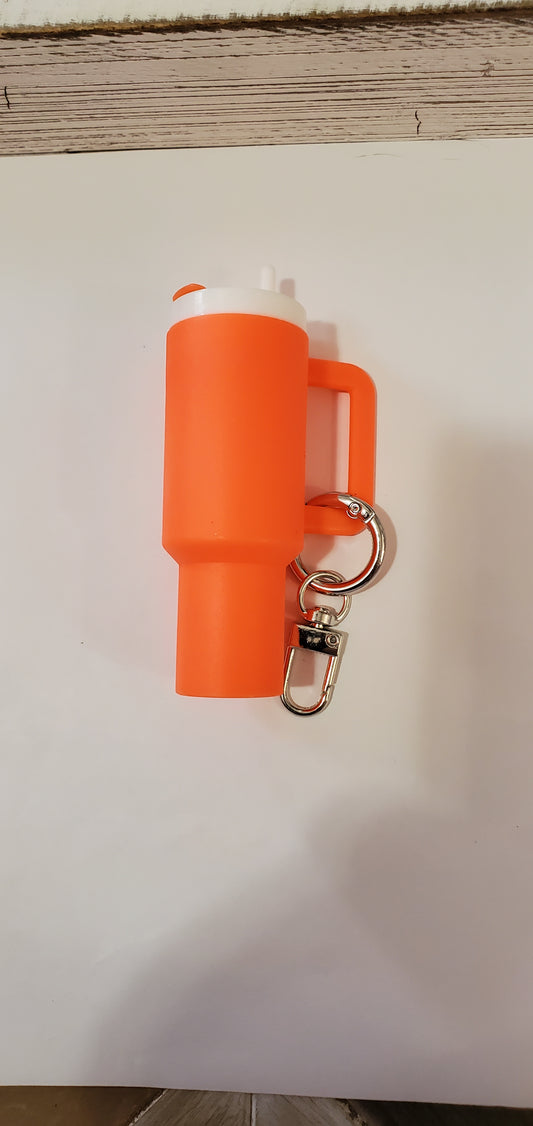 Orange Stanley Cup Keychain
