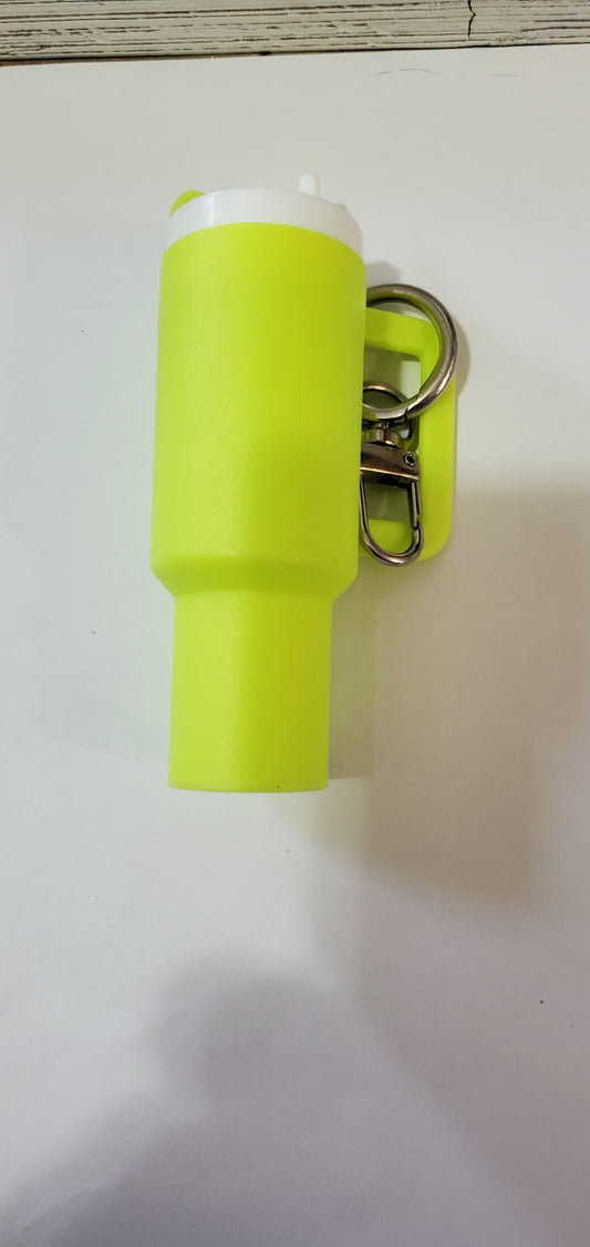 Lime Green Stanley Cup Keychain