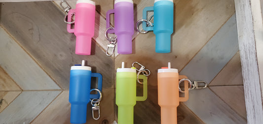 Neon Stanley Cup Keychain