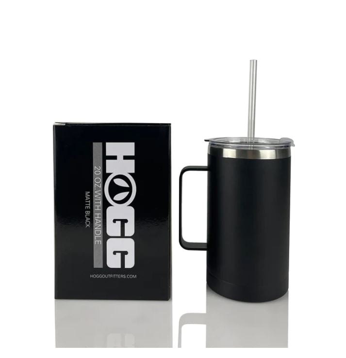 20oz Handle Matte Black Tumbler